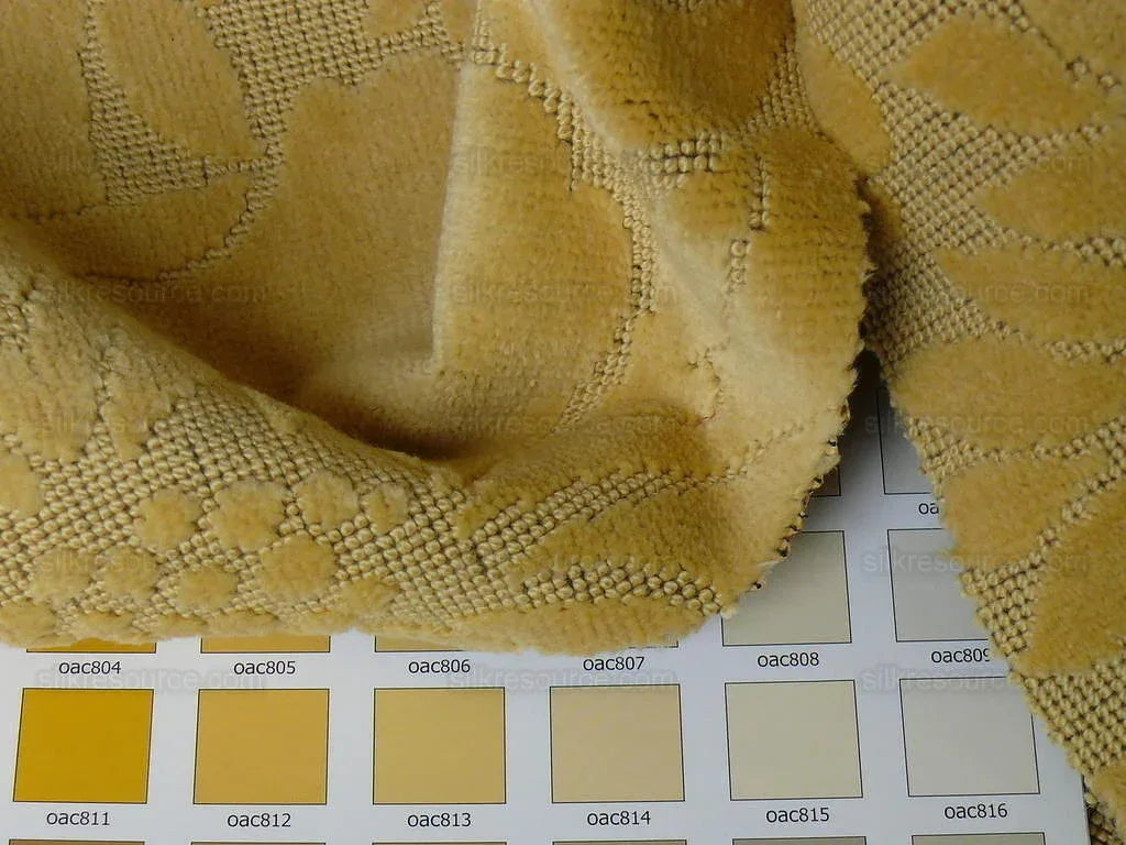 Scalamandre Cut Velvet "elenora" Yellow $179/y