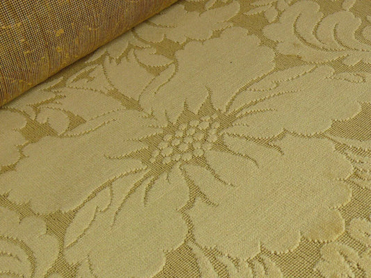 SCALAMANDRE VELVET "ELENORA" YELLOW GOLD RENAISSANCE