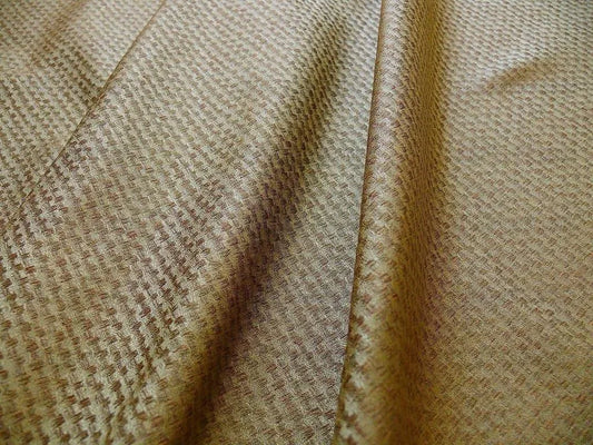 100% SILK JACQUARD MODERN SQUARE "CHESTNUT" BROWN