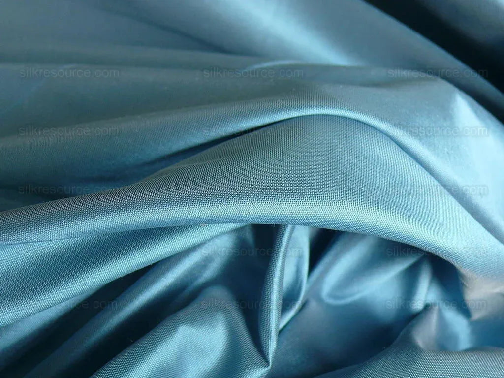 Scalamandre Stark Silk Taffeta Sky Blue Silver Shot MSRP USD 180