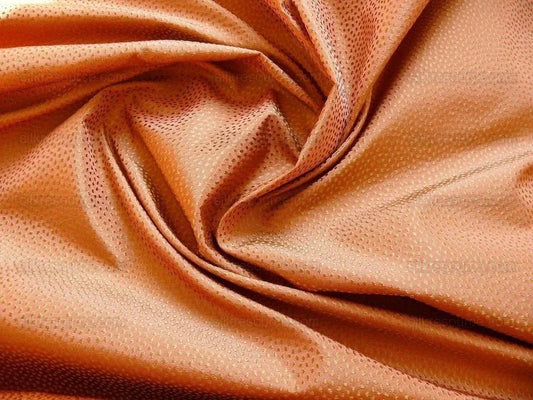 BY Yard Clarence House Galuchat In Cuivre Shark Skin Shagreen Copper Red 100% Silk Jacquard #535