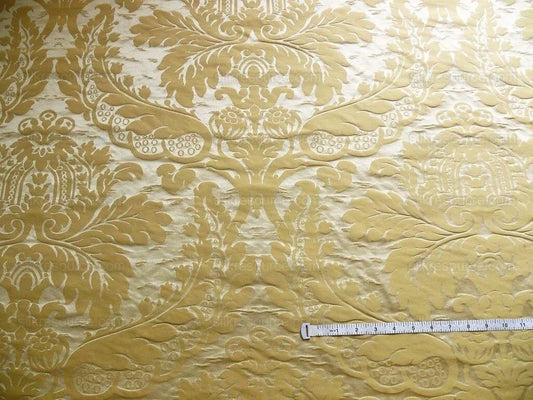 Schumacher Fab Classy Renaissance Damask "gold" Yellow Fr Italy