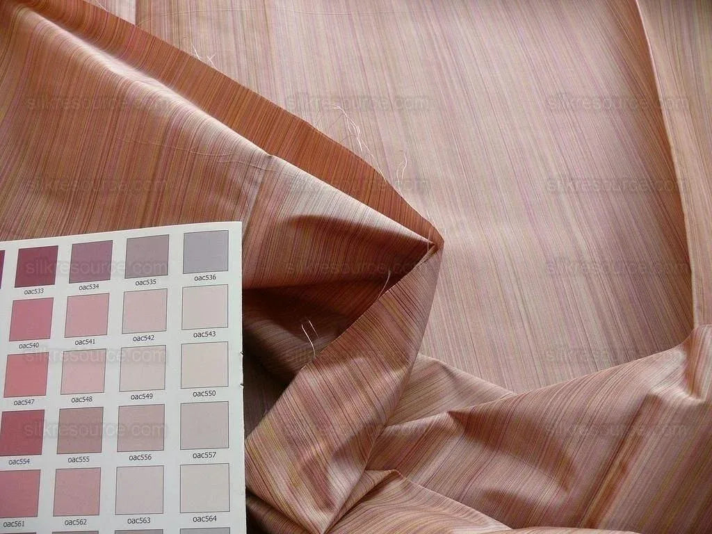 Kravet Prism Dry Rosewood 100%silk Taffeta Strie MSRP USD 169 1.75y