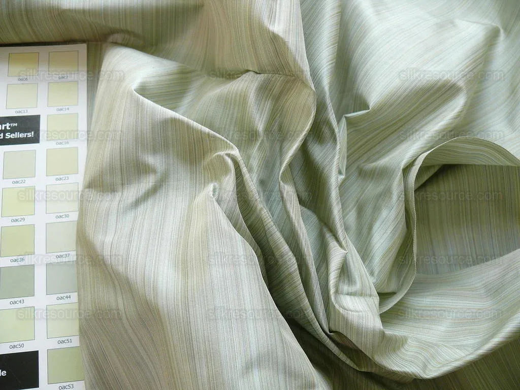Kravet Prism Mint Green 100%silk Taffeta Strie 1.75y MSRP USD 169/Y