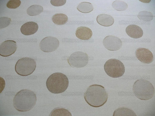 LEE JOFA/GROUNDWORKS CIRCO PRINT CREAM TAN WHITE LINEN BTY