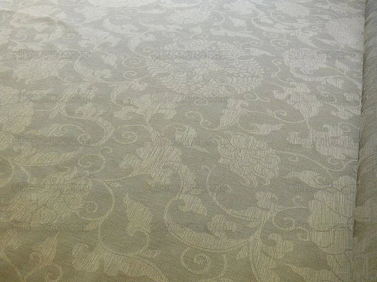 6.5Y LEE JOFA PORCELAIN SILK SAND WHITE BEIGE CHINOSERIE LOTUS