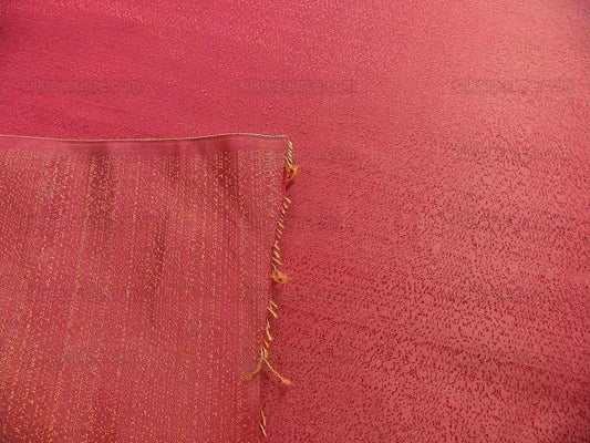 By yard Lee Jofa Groundworks Staccato Silk Weave Garnet Red Speckled Texture MSRP USD198/y