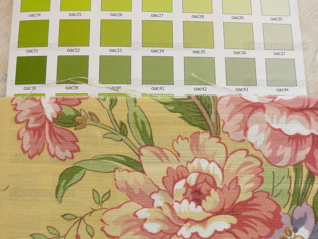 by yard Lee Jofa Ramage Print jasmine Yellow Linen Chintz Tree Of Life MSRP USD 176/y