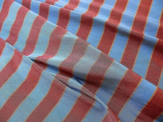 LEE JOFA PENRITH STRIPE RUBY/SKY BLUE & ROSE RED STRIPE LINEN BT