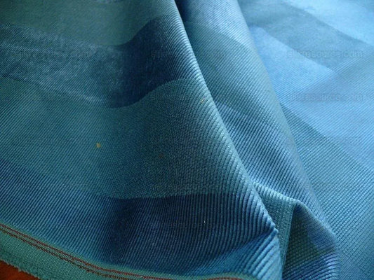 By Yd Lee Jofa Continental Velvet Stripe Sapphire Blue Heavy MSRP USD 156/yard