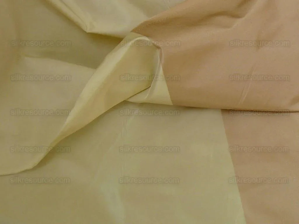By Yard Lee Jofa Tennyson Stripe "Cream" Wide Stripe Silk Taffeta Beige MSRP USD 256/Y