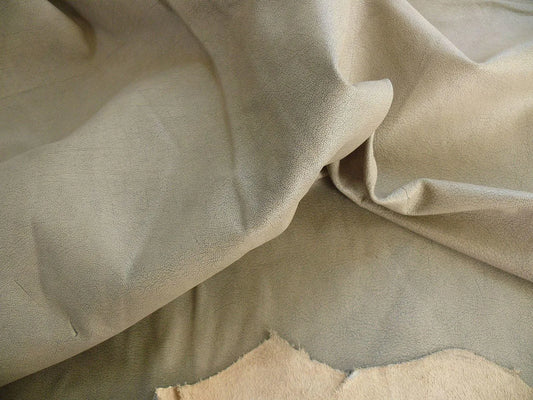 Hiend Italian Leather! Cow Hide 40sq Feet Dark Beige & Grey