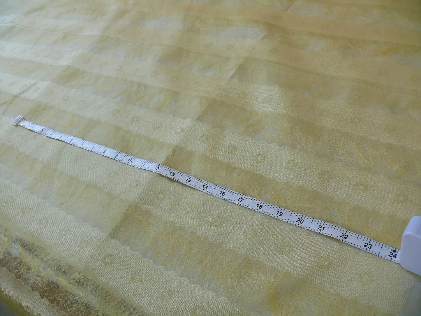 BY YARD Kravet Eyelash Flapper 100%silk Organza Sheer Gold MSRP USD100/y