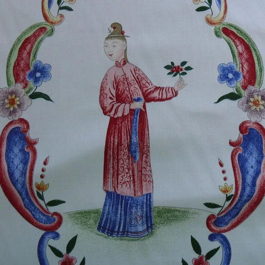 Brunschwig & FILS Burger Paris GEISHA Medallion Print5.375Y