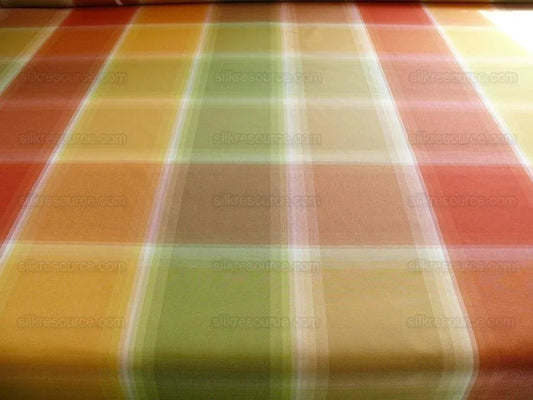 by yard Donghia Bergamo Modern & Happy Colorful Plaid Ombre MSRP USD175/y #928