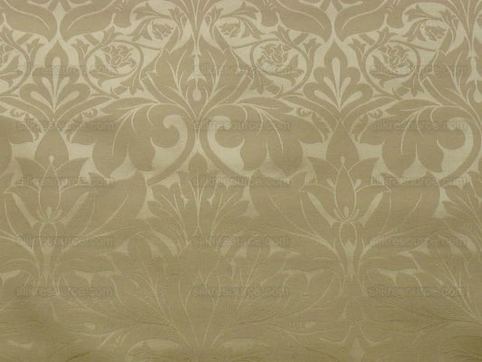 Scalamandre "acanthus" Cotton Damask Maize Bty