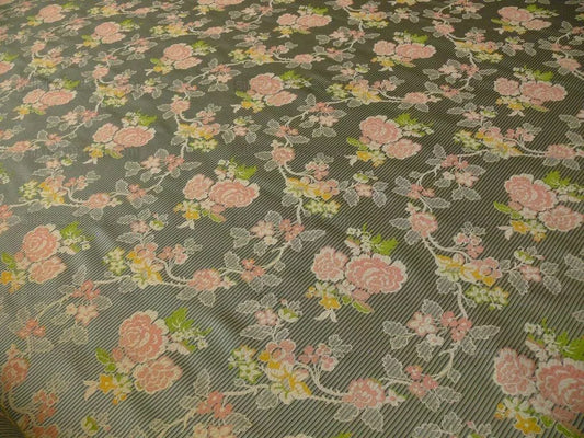 Scalamandre 100% Silk Lampas Petite Mere Blue Bty