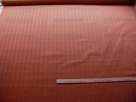 Scalamandre Samba Pumpkin Dark Orange Textured Cotton Rayon Very Heavy Fruity Autumn MSRP USD 172/y