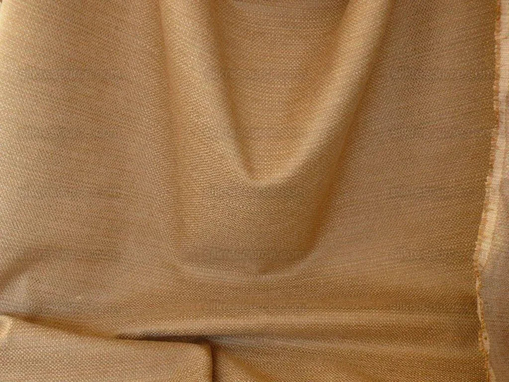 Scalamandre Dorset Texture Jacquard Honey Brown Cotton/rayon