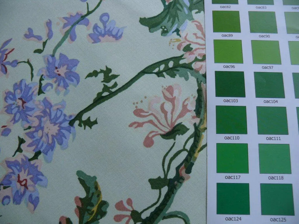 8.25Y Brunschwig & Fils MAINTENON HISTORICAL PRINT TULIPS Rose Iris Poppy CHINTZ