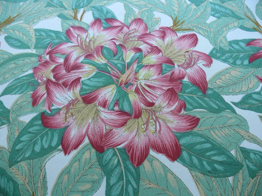 BRUNSCHWIG & FILS GRANADA ADAPTATION PRINTED RHODODENDRON