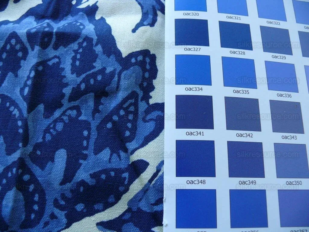 Brunschwig & Fils Bromelia Jacobean Toile Navy Blue Indigo Bty