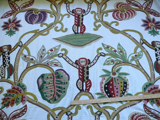 CLARENCE HOUSE MONKEY CREWEL JEMBALA SMALL SCALE RT$688/Y