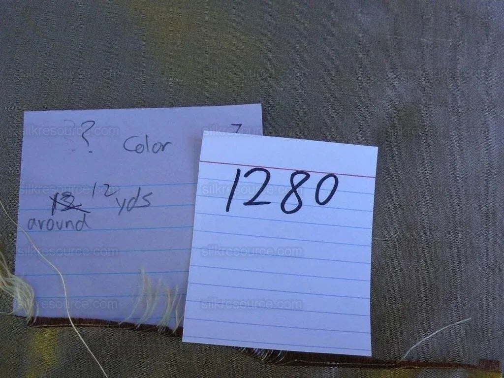 by yard High Quality Silk Trading 100% silk Metallic Bronze #1280