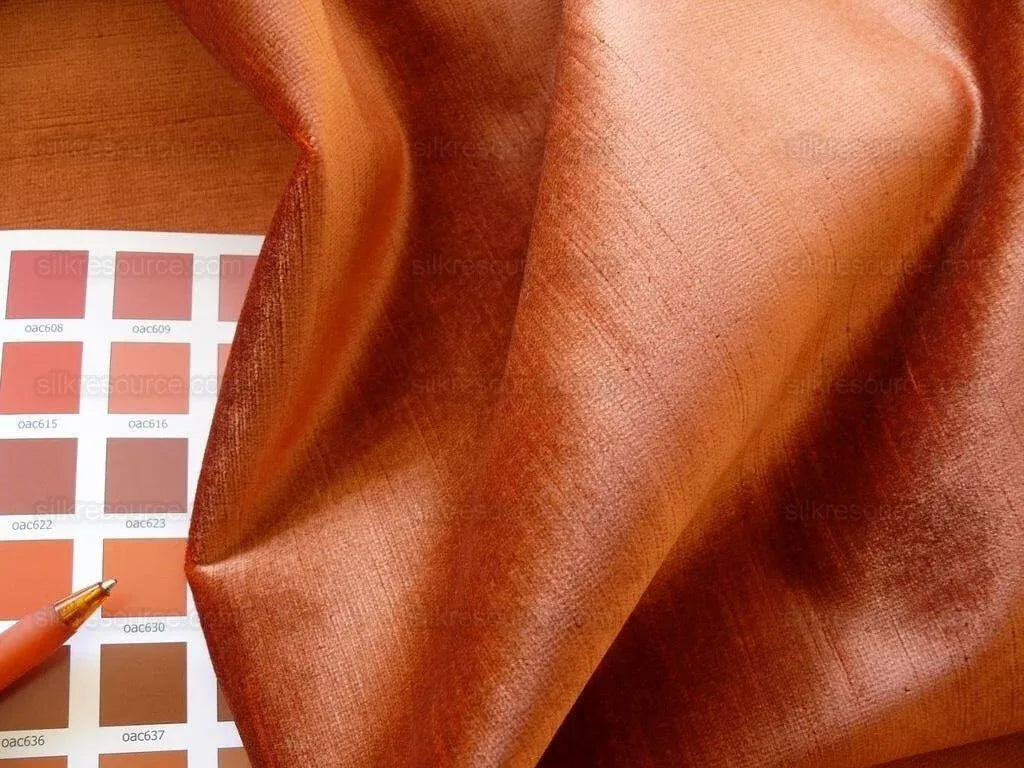 Robert Allen Silky Velvet Burnrt Red MSRP USD 98/Y 6.7yds