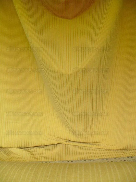 Clarence House Wool Stripe Epingle Yellow Gold Radiant Wool Cotton from Belgium MSRP USD 139/Y
