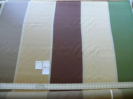 BRUNSCHWIG & FILS MONTEVERDE 100% LINEN SATIN GRANDURE! MOSS BAR