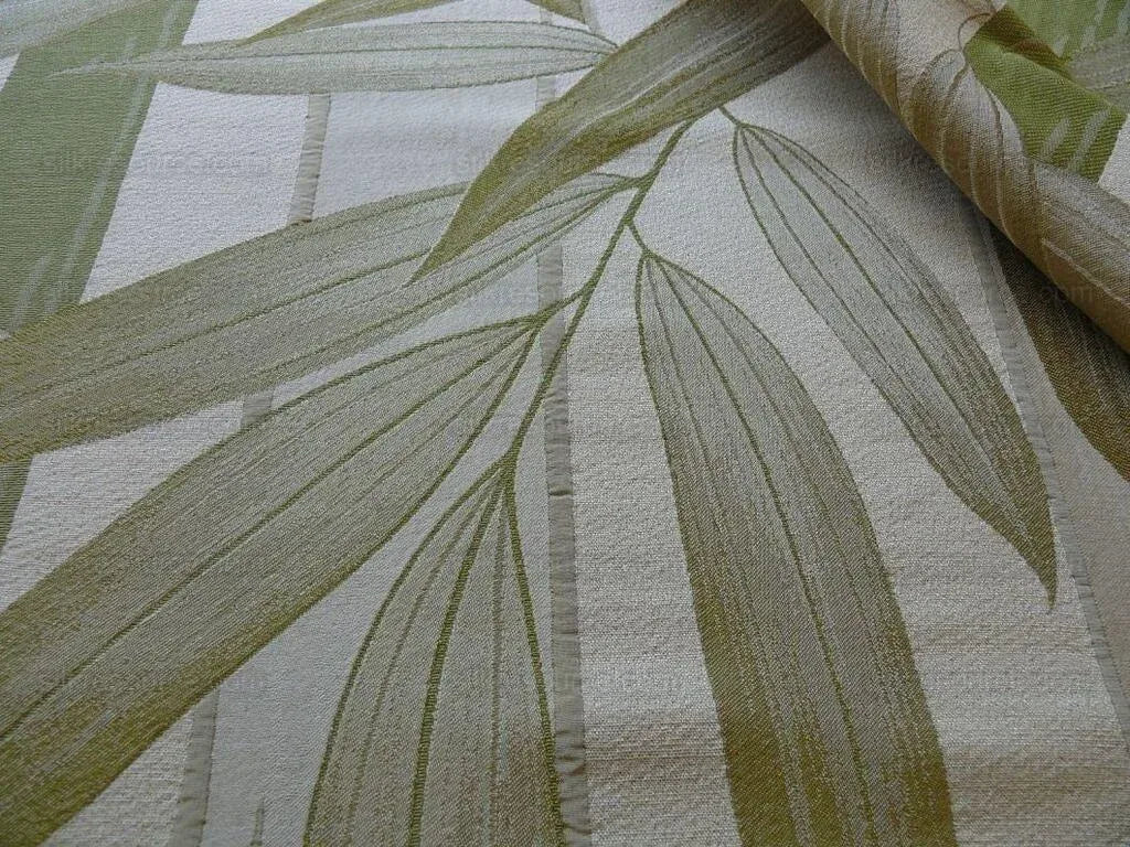 1.9y Brunschwig & Fils Bamboo Myanmar Figured Woven Silk Bamboo