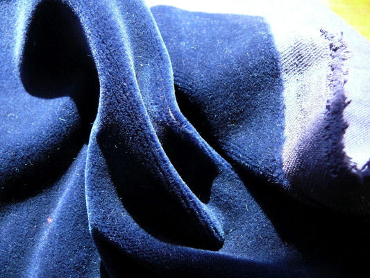 BEACON HILL MOHAIR VELVET DEEP NAVY BLUE BTY MSRP$365 #1442