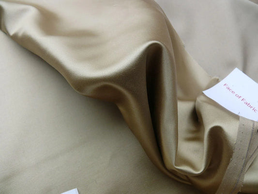 OLD WOLRD WEAVERS SILK SATIN TOFFEE GLAMOROUS WEIGHTY