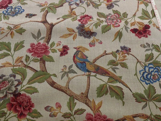 6.9y Scalamandre Faisan Hessian-chinoiserie Original MSRP USD 496