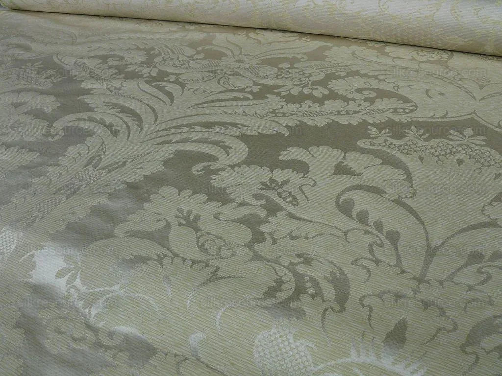 1.9y Scalamandre Italian Damask Gauffre Seafoam MSRP USD 440/Yard