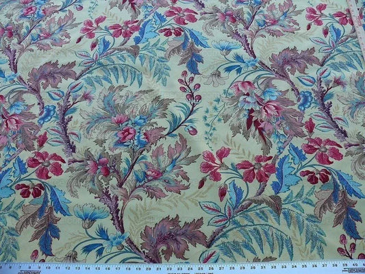 Bty Scalamandre Manon Multi/cream Yellow Green Red Pink Blue Wild Tropical Floral Opera MSRP USD 244/Y