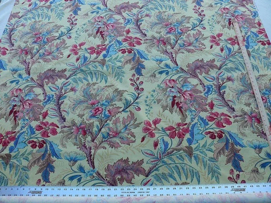 Bty Scalamandre Manon Multi/cream Yellow Green Red Pink Blue Wild Tropical Floral Opera MSRP USD 244/Y
