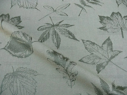 By Yard Scalamandre Wool Satin Pressed Leaves Olive Green Maple Elm Oak MSRP USD 376/Y