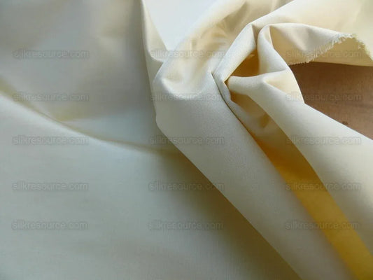 By Yd Bridal Silk Satin Radiant Buttery Cream White Neutral 54" Wide MSRP USD 200Y