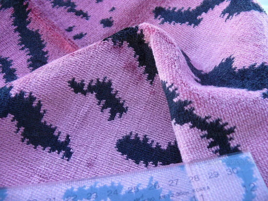 Scalamandre Tigre Jacquard Velvet Reds and Black MSRP 630/Y