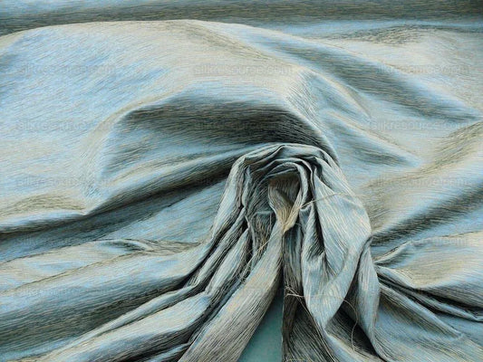 Scalamandre Essentia Powder Blue Textured Silk Old World Weavers MSRP USD 204/y