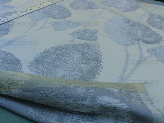 Scalamandre Isabella Moon Glow Foliage Silk Lampas MSRP USD 428/Y