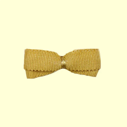 Scalamandre 100% Silk Mini Ribbon In Yellow Brown
