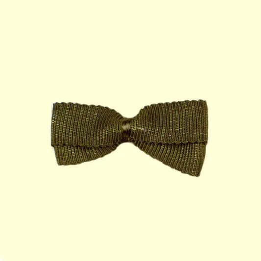Scalamandre 100% Silk Mini Ribbon In Dark Olive