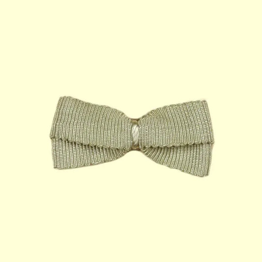 Scalamandre 100% Silk Mini Ribbon In Grey Green