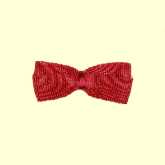 Scalamandre 100% Silk Mini Ribbon In Deep Red