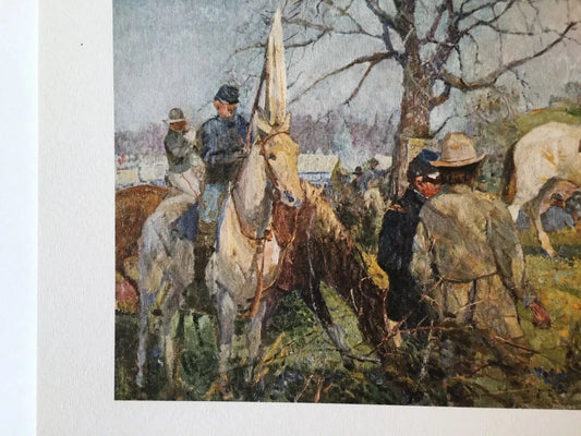Civil War Study for the 1st Day of Peace Stanley M Arthur Museum Quality 14x11 inches