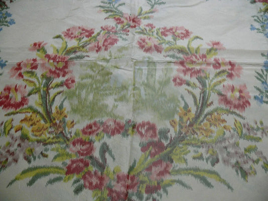 2.5Y yards Tassinari & Chatel Silk Warp Print Les Ruines Fond Creme MSRP US 2214/yard