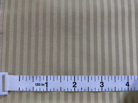 Scalamandre 100% Silk Taffeta Pin Stripe Pale Grey Sage Green Bty #380